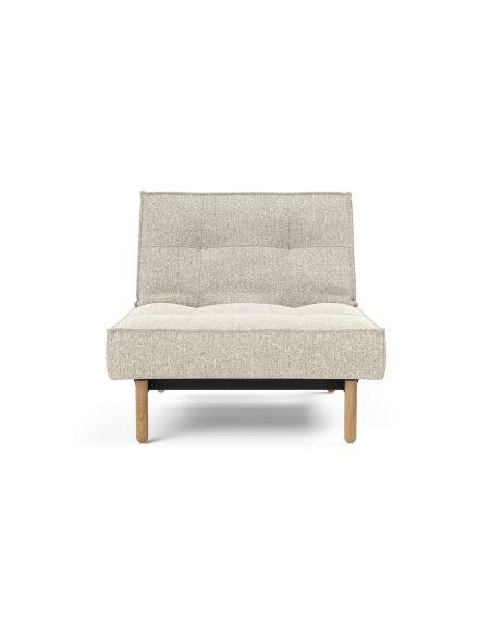 Poltrona design scandinavo con materasso a molle SplitBack - 357 Taura Off White