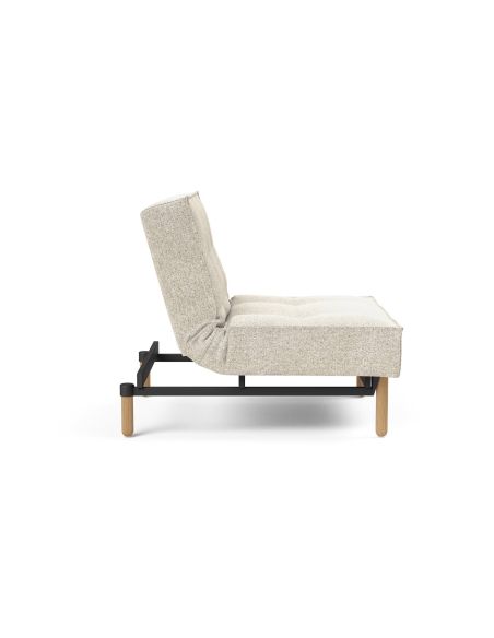 Poltrona design scandinavo con materasso a molle SplitBack - 357 Taura Off White