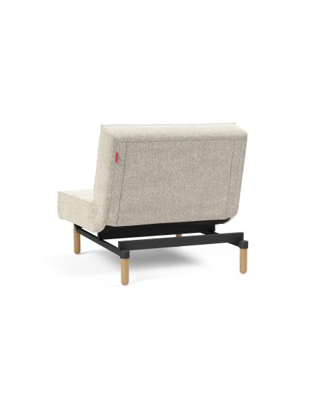 Poltrona design scandinavo con materasso a molle SplitBack - 357 Taura Off White