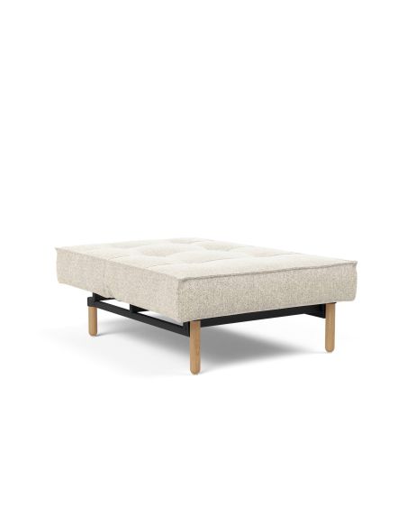 Poltrona design scandinavo con materasso a molle SplitBack - 357 Taura Off White
