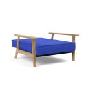 Poltrona design scandinavo in tessuto o velluto SplitBack Frej - 512 Elegance Ultramarine