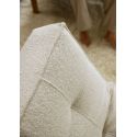 Divano letto con braccioli in legno e materasso a molle SplitBack Frej - 357 Taura Off White