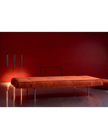Divano letto singolo per camera ospiti con materasso a molle Zeal - 510 Elegance Orange Divano letto singolo per camera ospiti con materasso a molle Zeal - 510 Elegance Orange