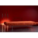 Divano letto singolo per camera ospiti con materasso a molle Zeal - 510 Elegance Orange