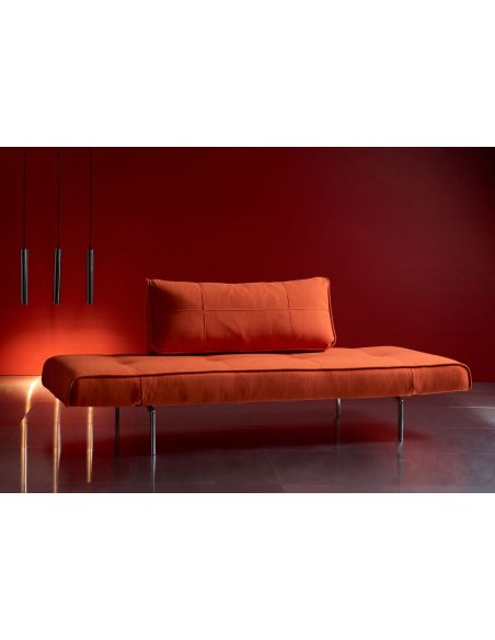 Divano letto singolo per camera ospiti con materasso a molle Zeal - 510 Elegance Orange Divano letto singolo per camera ospiti con materasso a molle Zeal - 510 Elegance Orange