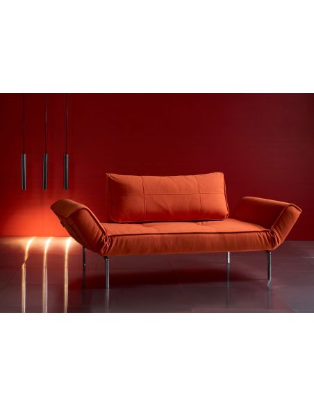 Divano letto singolo per camera ospiti con materasso a molle Zeal - 510 Elegance Orange Divano letto singolo per camera ospiti con materasso a molle Zeal - 510 Elegance Orange