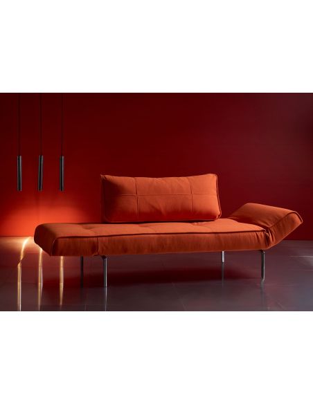 Divano letto singolo per camera ospiti con materasso a molle Zeal - 510 Elegance Orange Divano letto singolo per camera ospiti con materasso a molle Zeal - 510 Elegance Orange