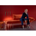 Divano letto singolo per camera ospiti con materasso a molle Zeal - 510 Elegance Orange