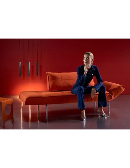 Divano letto singolo per camera ospiti con materasso a molle Zeal - 510 Elegance Orange Divano letto singolo per camera ospiti con materasso a molle Zeal - 510 Elegance Orange