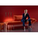 Divano letto singolo per camera ospiti con materasso a molle Zeal - 510 Elegance Orange