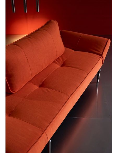 Divano letto singolo per camera ospiti con materasso a molle Zeal - 510 Elegance Orange Divano letto singolo per camera ospiti con materasso a molle Zeal - 510 Elegance Orange