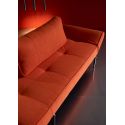 Divano letto singolo per camera ospiti con materasso a molle Zeal - 510 Elegance Orange