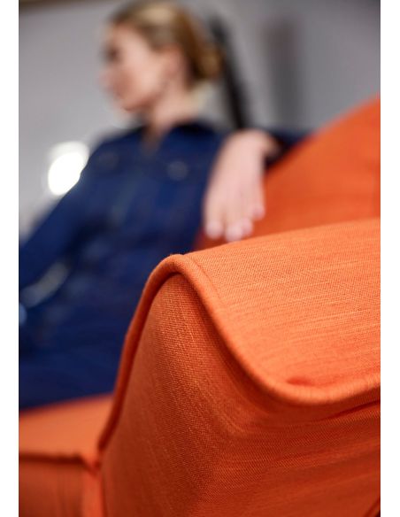 Divano letto singolo per camera ospiti con materasso a molle Zeal - 510 Elegance Orange Divano letto singolo per camera ospiti con materasso a molle Zeal - 510 Elegance Orange