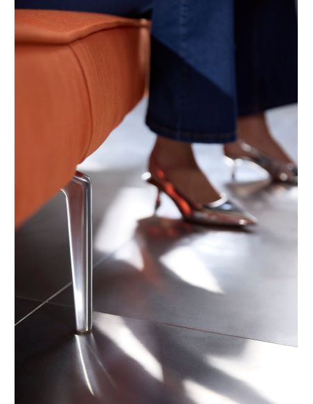 Divano letto singolo per camera ospiti con materasso a molle Zeal - 510 Elegance Orange Divano letto singolo per camera ospiti con materasso a molle Zeal - 510 Elegance Orange