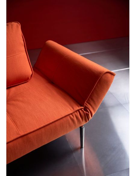 Divano letto singolo per camera ospiti con materasso a molle Zeal - 510 Elegance Orange Divano letto singolo per camera ospiti con materasso a molle Zeal - 510 Elegance Orange