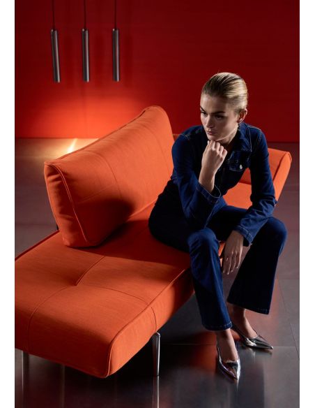 Divano letto singolo per camera ospiti con materasso a molle Zeal - 510 Elegance Orange Divano letto singolo per camera ospiti con materasso a molle Zeal - 510 Elegance Orange