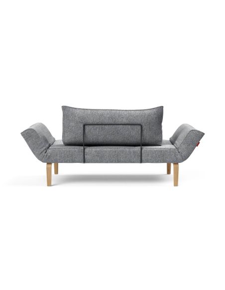 Divano letto singolo Zeal - Bow Legs - 565 Twist Granite Divano letto singolo Zeal - Bow Legs - 565 Twist Granite