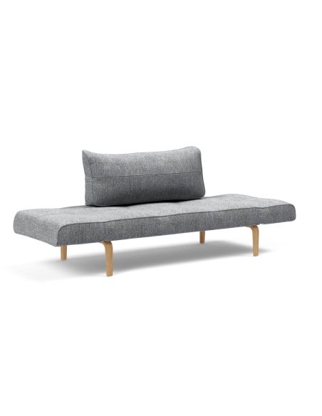 Divano letto singolo Zeal - Bow Legs - 565 Twist Granite Divano letto singolo Zeal - Bow Legs - 565 Twist Granite