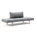 Divano letto singolo Zeal - Bow Legs - 565 Twist Granite