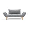Divano letto singolo Zeal - Bow Legs - 565 Twist Granite