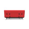 Divano letto Minimum matrimoniale reclinabile materasso classico 140 x 200 cm - 511 Elegance Red