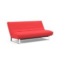 Divano letto Minimum matrimoniale reclinabile materasso classico 140 x 200 cm - 511 Elegance Red