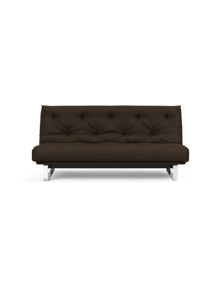 Divano letto Minimum materasso a molle sfoderabile - 358 Taura Chocco