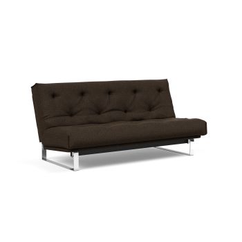 Divano letto Minimum materasso a molle sfoderabile - 358 Taura Chocco