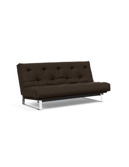 Divano letto Minimum materasso a molle sfoderabile - 358 Taura Chocco