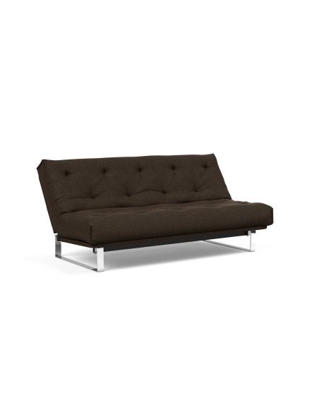 Divano letto Minimum materasso a molle sfoderabile - 358 Taura Chocco