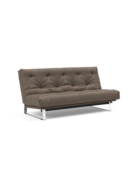 Divano letto Minimum materasso a molle sfoderabile - 411 Esina Cedar Brown