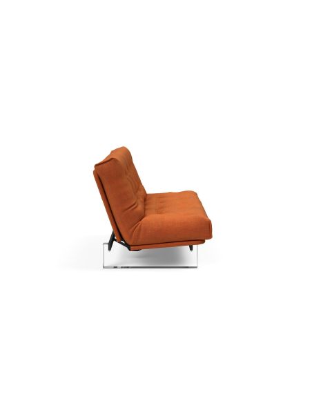 Divano letto Minimum materasso a molle sfoderabile - 412 Esina Rust Orange
