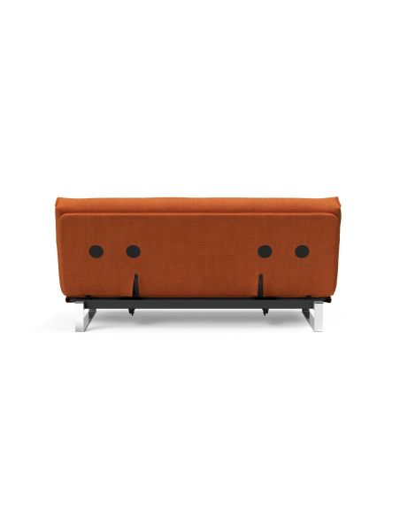 Divano letto Minimum materasso a molle sfoderabile - 412 Esina Rust Orange