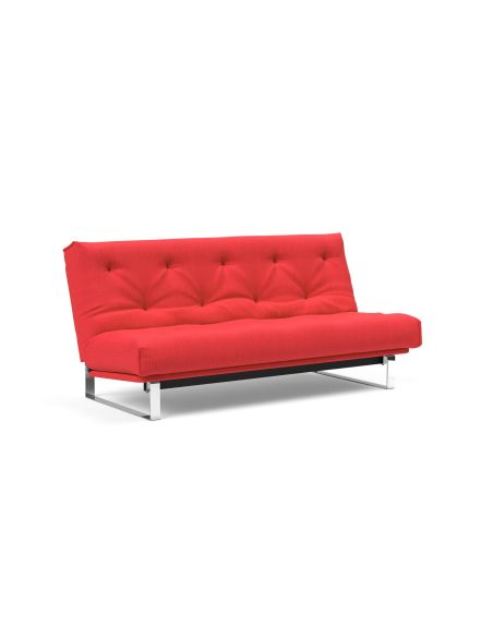 Divano letto Minimum materasso a molle sfoderabile - 511 Elegance Red