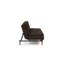 Divano letto una piazza e mezza design scandinavo 210 cm Dublexo - 358 Taura Chocco