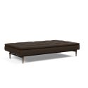 Divano letto una piazza e mezza design scandinavo 210 cm Dublexo - 358 Taura Chocco