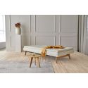 Divano letto una piazza e mezza design scandinavo 210 cm Dublexo - 527 Mixed Dance Natural