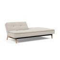 Divano letto una piazza e mezza design scandinavo 210 cm Dublexo - 527 Mixed Dance Natural