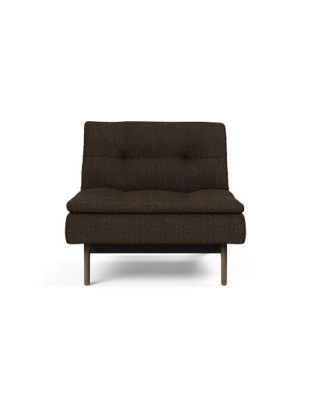 Poltrona moderna in tessuto trasformabile per camera o salotto Dublexo - 358 Taura Chocco Poltrona moderna in tessuto trasformabile per camera o salotto Dublexo - 358 Taura Chocco