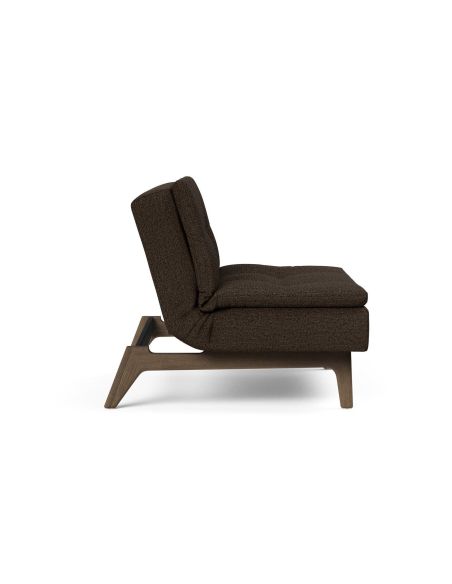 Poltrona moderna in tessuto trasformabile per camera o salotto Dublexo - 358 Taura Chocco Poltrona moderna in tessuto trasformabile per camera o salotto Dublexo - 358 Taura Chocco