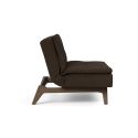 Poltrona moderna in tessuto trasformabile per camera o salotto Dublexo - 358 Taura Chocco