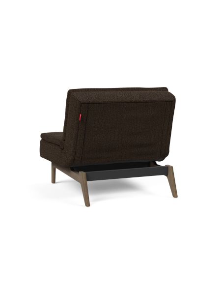 Poltrona moderna in tessuto trasformabile per camera o salotto Dublexo - 358 Taura Chocco Poltrona moderna in tessuto trasformabile per camera o salotto Dublexo - 358 Taura Chocco