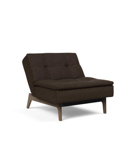 Poltrona moderna in tessuto trasformabile per camera o salotto Dublexo - 358 Taura Chocco Poltrona moderna in tessuto trasformabile per camera o salotto Dublexo - 358 Taura Chocco