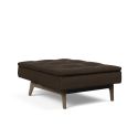 Poltrona moderna in tessuto trasformabile per camera o salotto Dublexo - 358 Taura Chocco