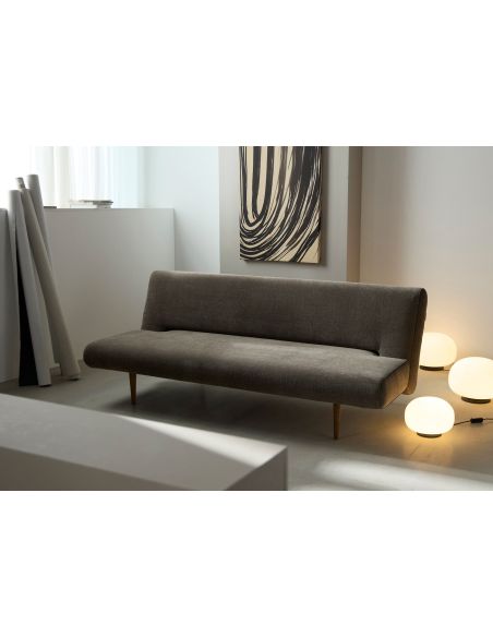 Divano letto design moderno in tessuto materasso a molle 200 cm Unfurl - 411 Esina Cedar Brown Divano letto design moderno in tessuto materasso a molle 200 cm Unfurl - 411 Esina Cedar Brown