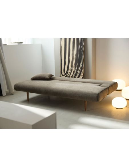 Divano letto design moderno in tessuto materasso a molle 200 cm Unfurl - 411 Esina Cedar Brown Divano letto design moderno in tessuto materasso a molle 200 cm Unfurl - 411 Esina Cedar Brown