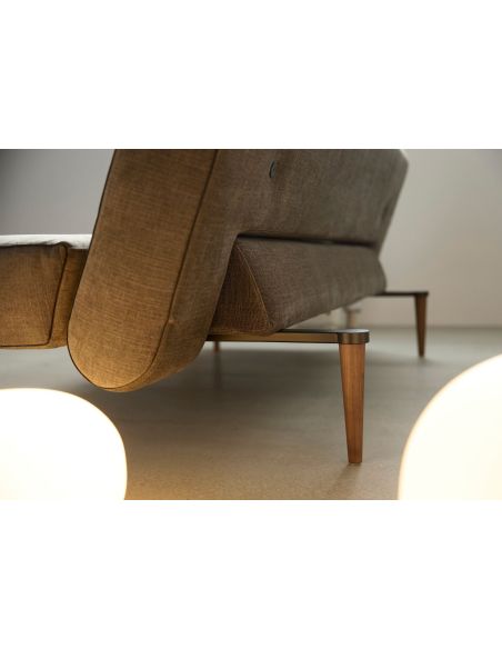 Divano letto design moderno in tessuto materasso a molle 200 cm Unfurl - 411 Esina Cedar Brown Divano letto design moderno in tessuto materasso a molle 200 cm Unfurl - 411 Esina Cedar Brown