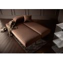 Divano letto uso quotidiano materasso a molle Sly - 359 Taura Cappuccino