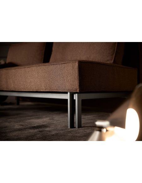 Divano letto uso quotidiano materasso a molle Sly - 359 Taura Cappuccino