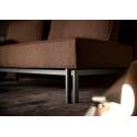 Divano letto uso quotidiano materasso a molle Sly - 359 Taura Cappuccino